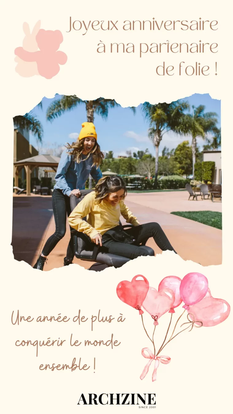 message d anniversaire sympa meilleure amie photo fille rire