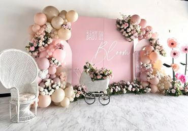 photo booth rose ballons or deco