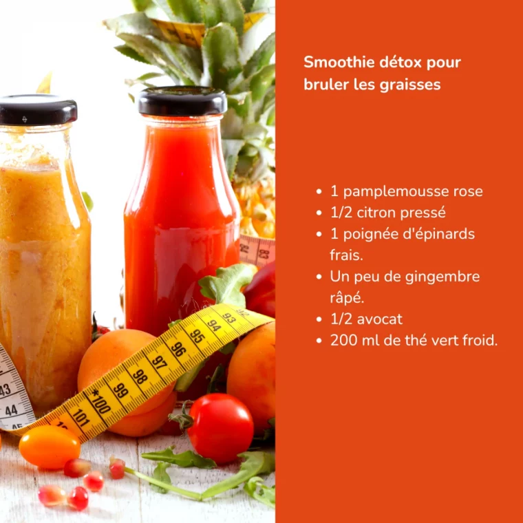 recette de smothie detox pour bruler les graisses