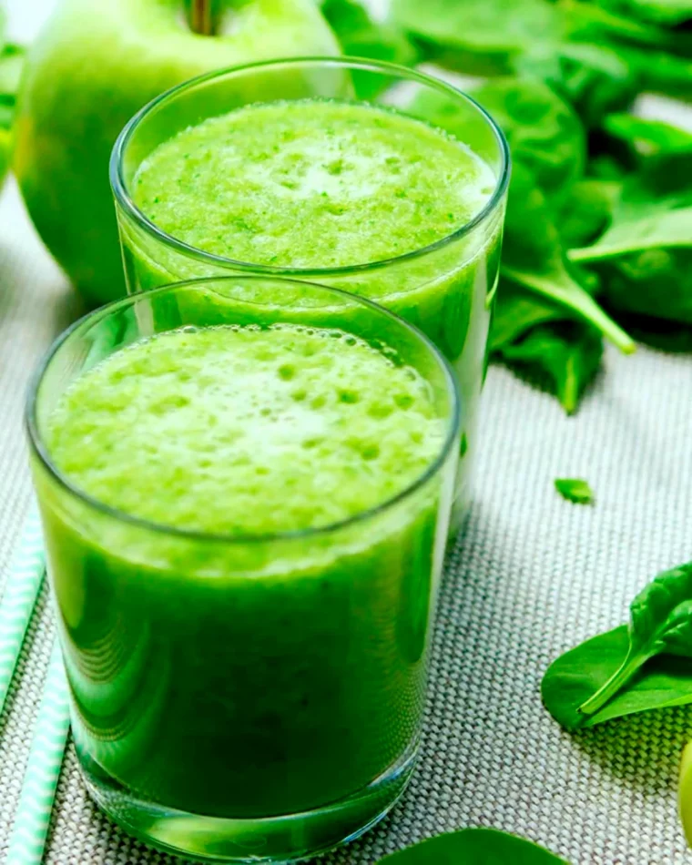 recette jus detox blender minceur deux jus verts