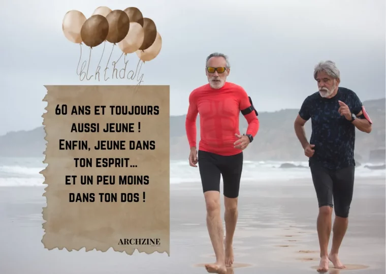 texte anniversaire 60 ans humour homme amis plage sport vetements