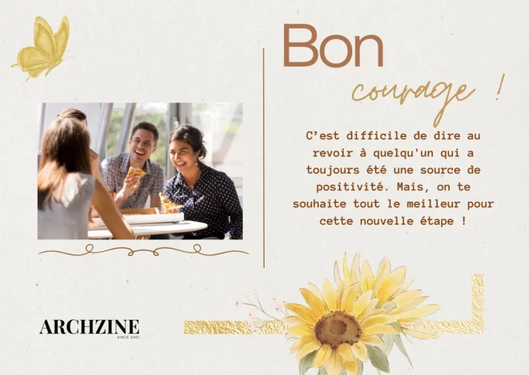 travail office fenetre equipe message pour depart colegue