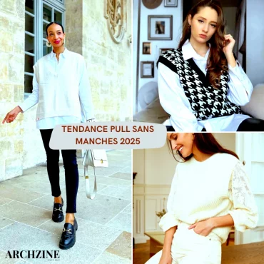 pull sans manches tendance 2025 illustration