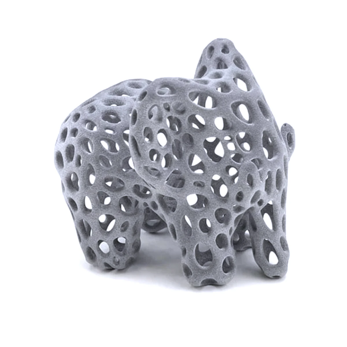 elephant gris objet en resine personnalise