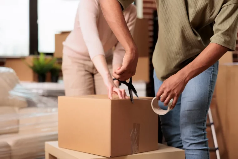 agencer les objets à entreposer
