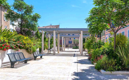 les meilleurs caniveaux a fente projets place arbres verts