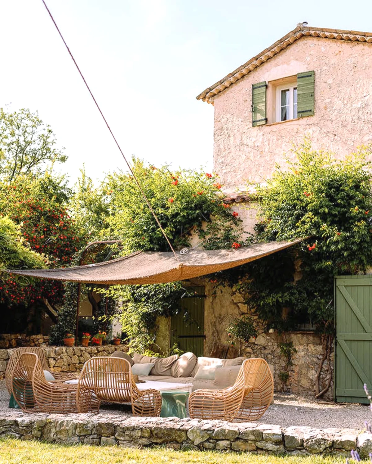 voile d ombrage en coco pergola maison jardin