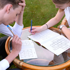 jeu de reflexion en ligne enfants qui jouent au sudoku