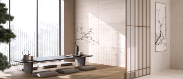tendance carrelage pour les murs du salon couleur beige