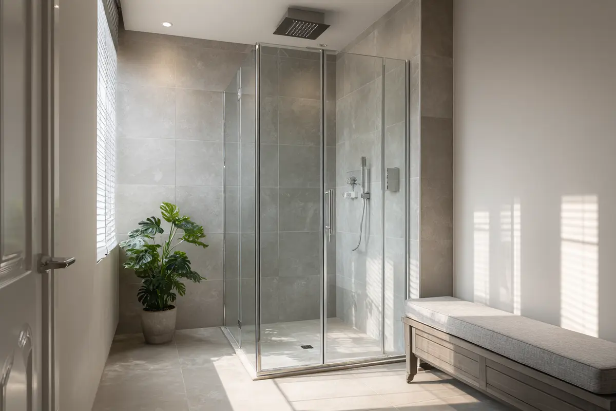 adieu rideau de douche la tendance qui change la salle de bain 2