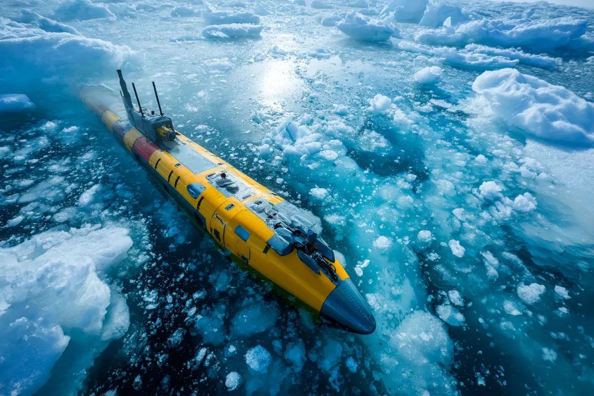 antarctique un drone sous marin disparayt sous la glace 2