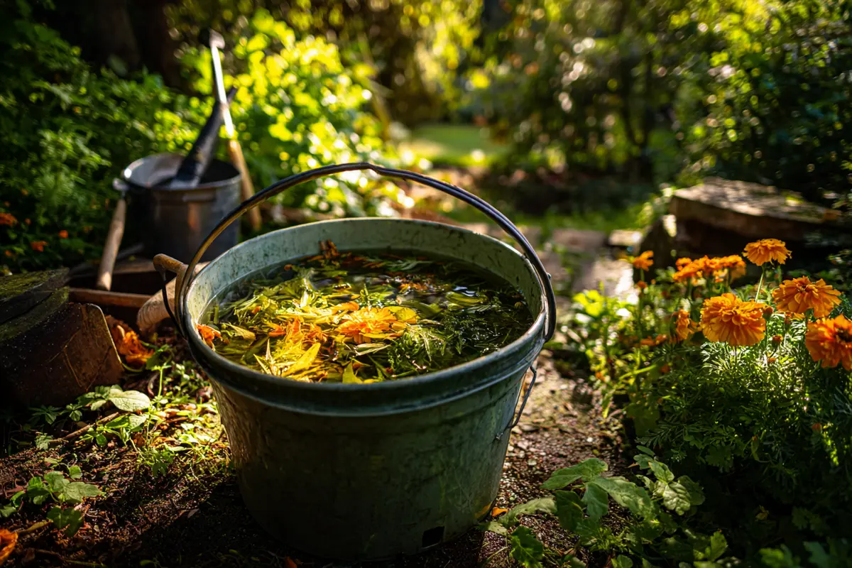cueillez les jetez les au seau les nuisibles fuiront le jardin 3