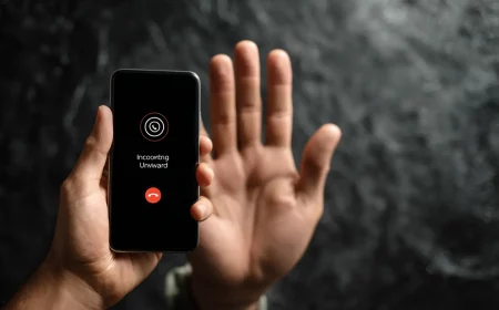 le bouton qui bloque les appels spam sur votre smartphone