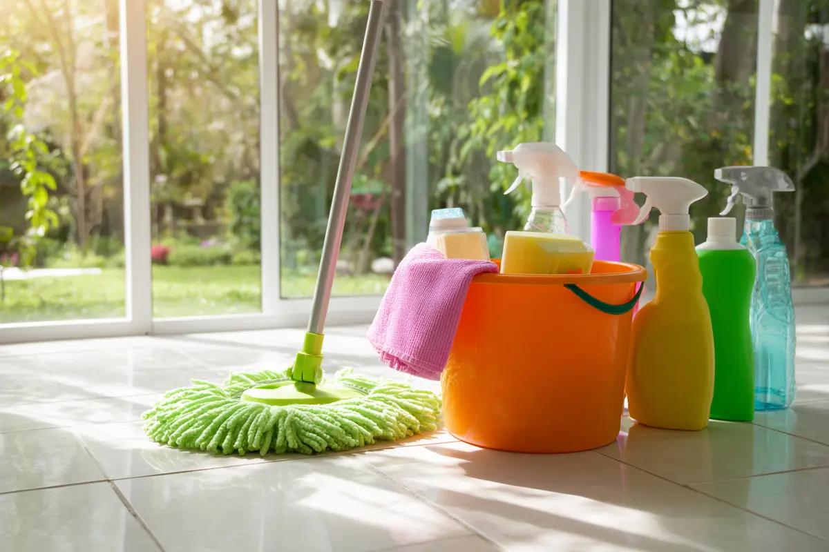 lingrydient y ajouter au seau pour des sols yclatants
