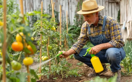 prenez le de votre cuisine et pulvyrisez vos tomates. les taches brunes disparaytront