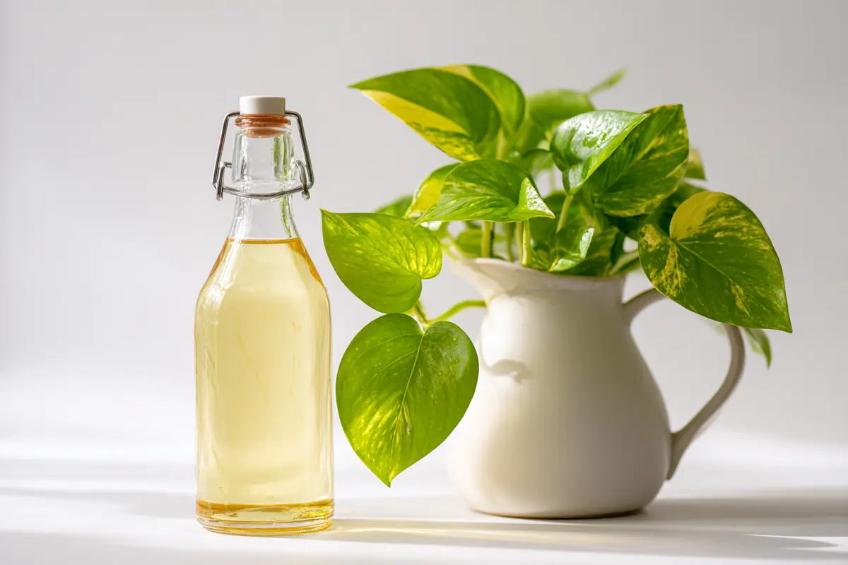 un pothos yclatant lastuce du vinaigre qui change tout