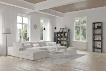 des tons clairs sur les murs et le mobilier afin de donner
