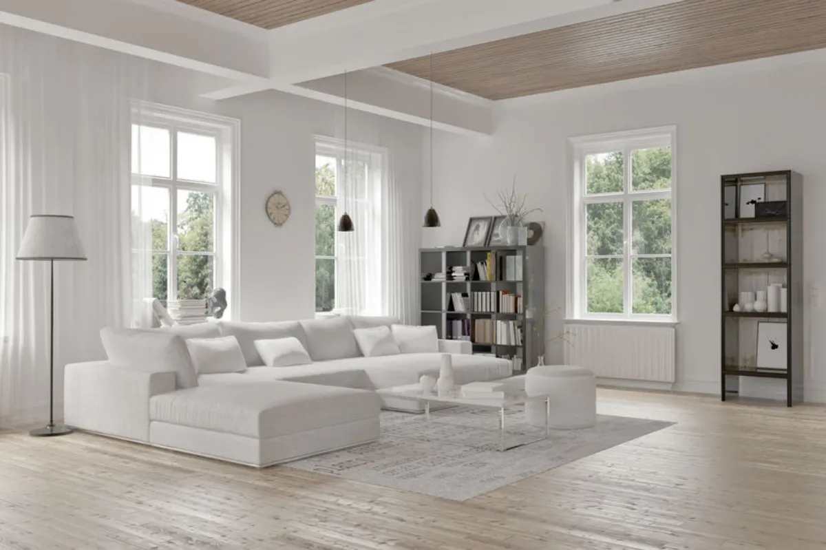 des tons clairs sur les murs et le mobilier afin de donner