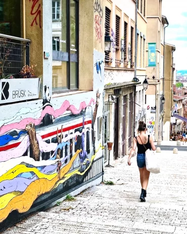 les escalier de croix rousse lyon vie d etudiants