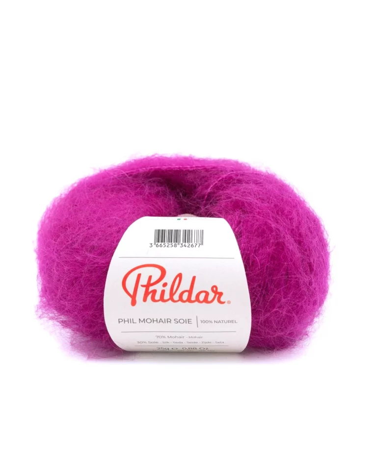 produits phildar mohar soie couleur magenta
