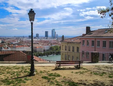 vue sur lyon le quartier de la croix rousse