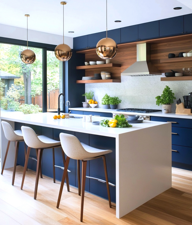 renouvellement cuisine facile idees manomano du bois ilot central